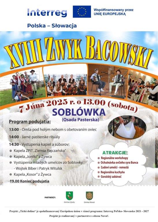 Plagát podujatia pastierskych obyčajov so sprievodným programom