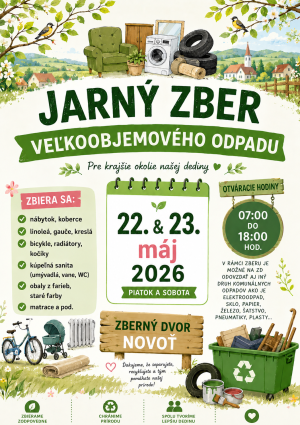 Plagát kampaňového zberu odpadu
